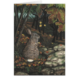 BiHrLeカードによる野性生物のCottontailウサギ