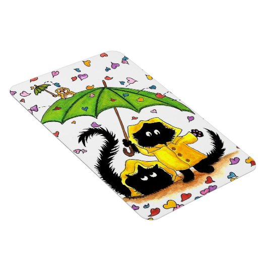 BiHrLeマグネットによる黒猫 マグネット (右側)