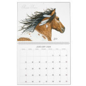 BiHrLe感動的カレンダの馬 カレンダー (1月 2026)