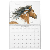BiHrLe感動的カレンダの馬 カレンダー (1月 2027)