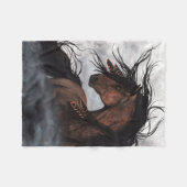 Bihrle毛布による威厳のあるな馬 フリースブランケット (正面(横))