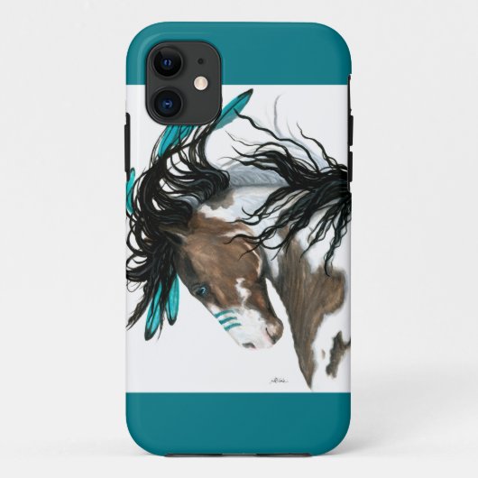 Bihrle著威厳のあるなまだら馬の馬 Case-Mate iPhoneケース (裏面)