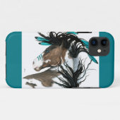 Bihrle著威厳のあるなまだら馬の馬 Case-Mate iPhoneケース (裏面(横))