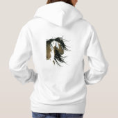 Bihrle著威厳のあるなペンキのまだら馬の芸術のワイシャツの馬 パーカ (裏面)