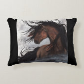 Bihrle著威厳のあるな馬の枕家の装飾 アクセントクッション (正面)