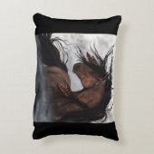 Bihrle著威厳のあるな馬の枕家の装飾 アクセントクッション (裏面(縦))