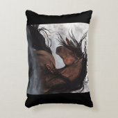 Bihrle著威厳のあるな馬の枕家の装飾 アクセントクッション (正面(垂直))