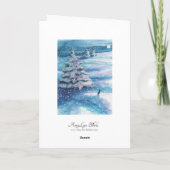 BiHrle Cardのウィンタースノーラビット シーズンカード (裏面)