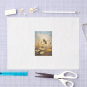 Bij de bloemen decoupage tissue papier 薄葉紙 (クラフト)