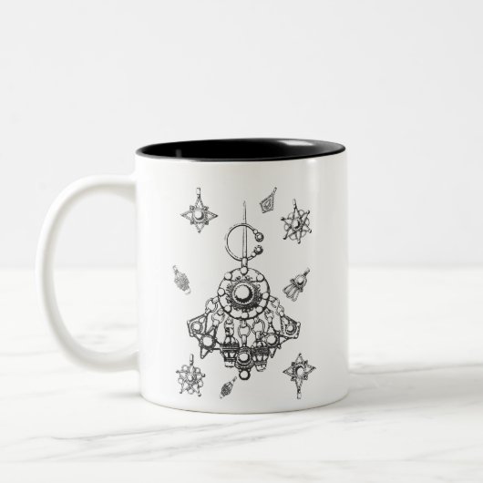 Bijoux kabyle ツートーンマグカップ (左)