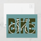 Bike.サイクル。サイクリング ポストカード (正面/裏面)