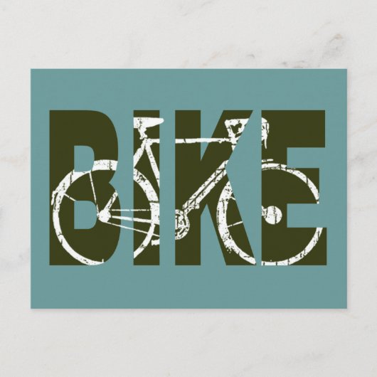 Bike.サイクル。サイクリング ポストカード (正面)