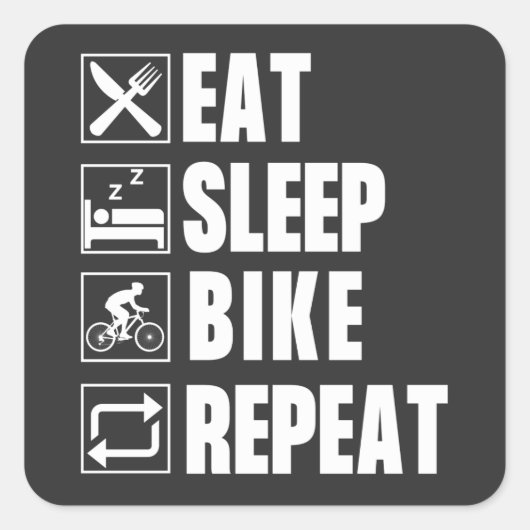 BIKE スクエアシール (正面)