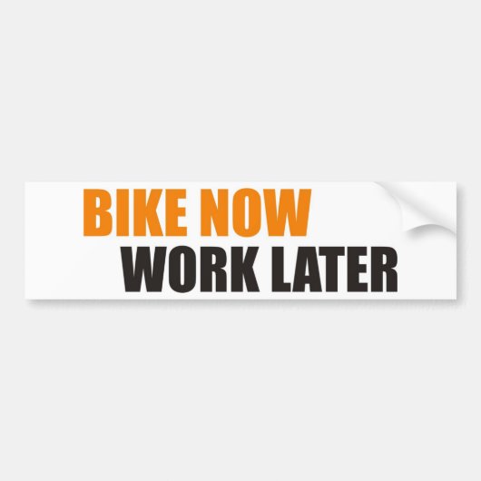 bike バンパーステッカー (正面)