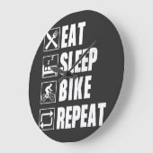 BIKE ラージ壁時計 (傾斜)