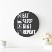 BIKE ラージ壁時計 (ホーム)