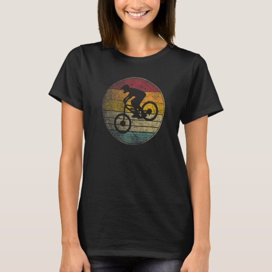 Bike  Bicycle Cycling Racing Cyclist Road Mountain Tシャツ (正面)