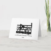 Bike/Black&White考えのYour-Card カード (裏面)