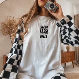 Bike Girl Irony ブラック トライブレンドTシャツ
