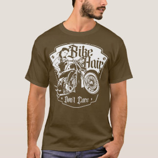 Bike Hair Don't CareBiker GirlMotorcycle Bike 164 Tシャツ