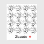 Bike Helmet Cycling Exercise Workout Bujo Planner シール (シート)