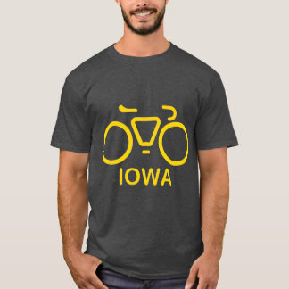 Bike Iowa Cycling Iowa College Theme Tシャツ