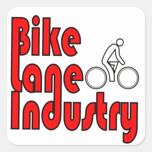 bIKE LANE業界 スクエアシール (正面)