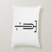 Bike logo minimal Retro, Cycling and Bicycle Lover アクセントクッション (裏面(縦))