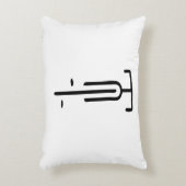 Bike logo minimal Retro, Cycling and Bicycle Lover アクセントクッション (正面(垂直))