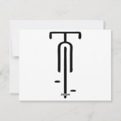 Bike logo minimal Retro, Cycling and Bicycle Lover シーズンカード (裏面)