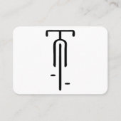 Bike logo minimal Retro, Cycling and Bicycle Lover 名刺 (正面)