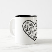 Bike Love ツートーンマグカップ (正面左)