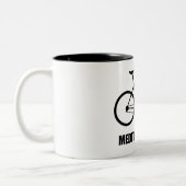 Bike Meditationアプリ ツートーンマグカップ (左)