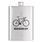 Bike Meditationアプリ フラスク (正面)
