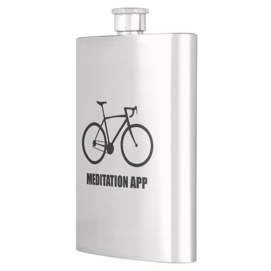 Bike Meditationアプリ フラスク (左)