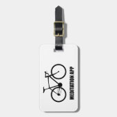 Bike Meditationアプリ ラゲッジタグ (正面縦)