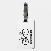 Bike Meditationアプリ ラゲッジタグ (裏面縦)