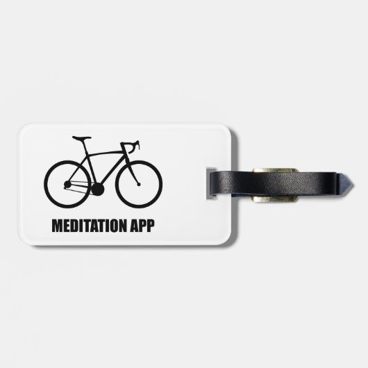 Bike Meditationアプリ ラゲッジタグ (裏面横)