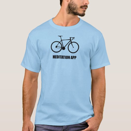 Bike Meditationアプリ Tシャツ (正面)