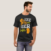 Bike Now Beer Later - Bicycling Tシャツ (正面フル)