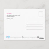 Bike riding on Barcelona, Spain ポストカード (裏面)