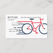 Bike Shop、Repair、Customizationロゴ 名刺 (裏面)