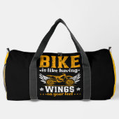Bike Wings On Your Feet ダッフルバッグ (裏面)