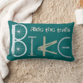 Bike Words Graffiti from Parts Graphic Art ランバークッション (ブランケット)