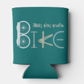 Bike Words Graffiti from Parts Graphic Art 缶クーラー (裏面)