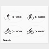 Bike > Work Sticker 楕円形シール (シート)