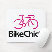 BikeChickのロゴ(新しい) マウスパッド (マウス)