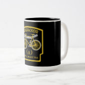 Bikepacking Australian Alps裁判 ツートーンマグカップ (正面右)