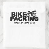 Bikepacking: Tour Divideステッカー 長方形シール (バッグ)