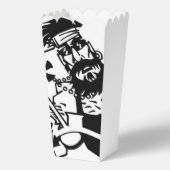 Biker black white popcorn boxes フェイバーボックス (正面)